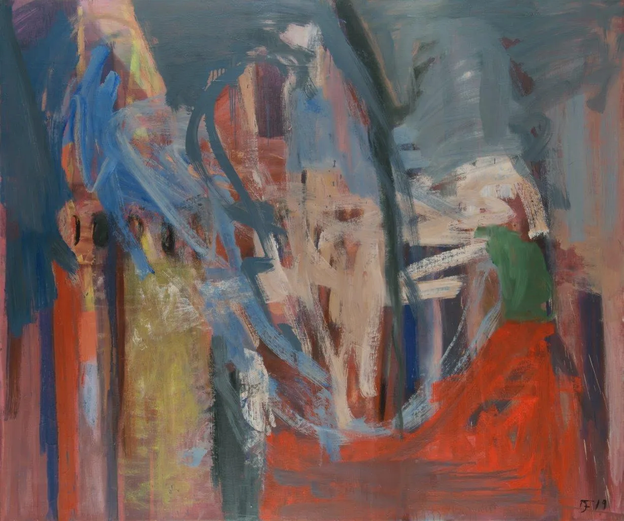 Reborn, Deolinda Fonseca, 2019, Oil on canvas