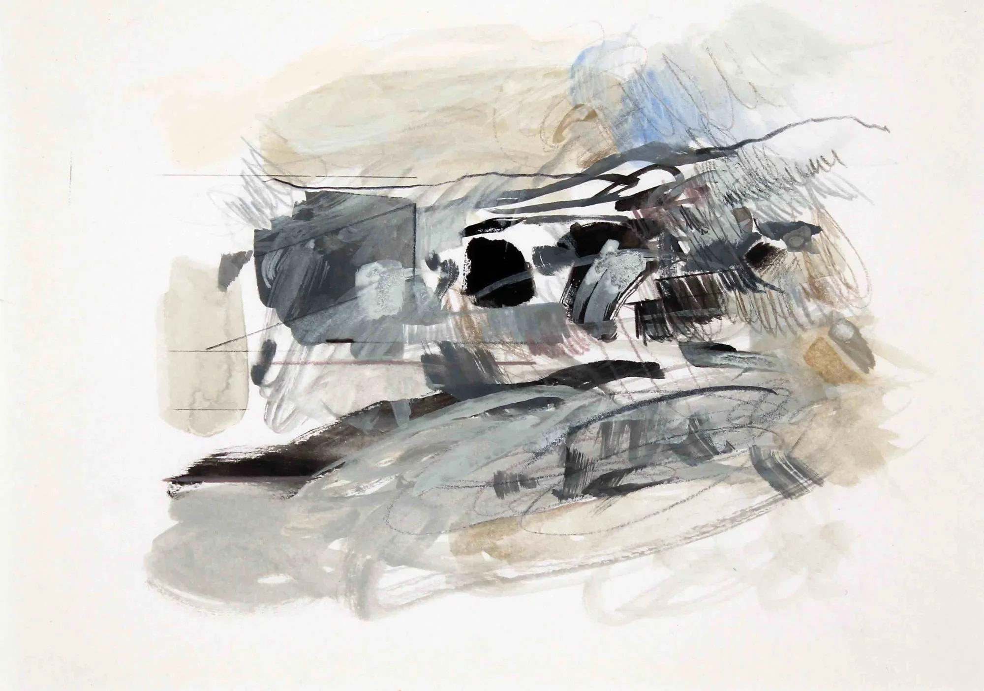 ISNESS #A5, Susana Chasse, 2024, Mixed media on paper