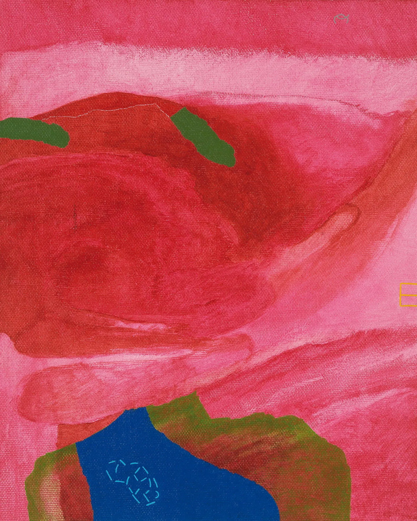 sistema, Fala Mariam, 2015, Acrylic on canvas