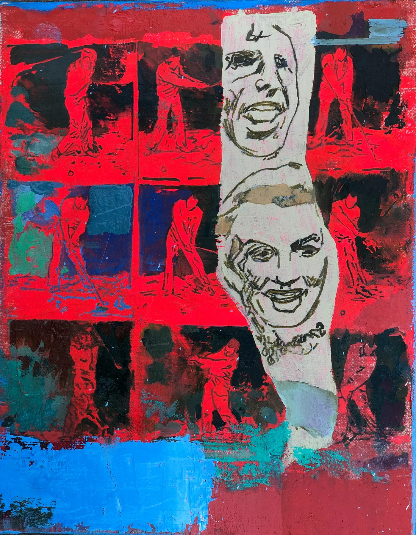Untitled (223-16), João Cristóvão, 2020, Oil on canvas