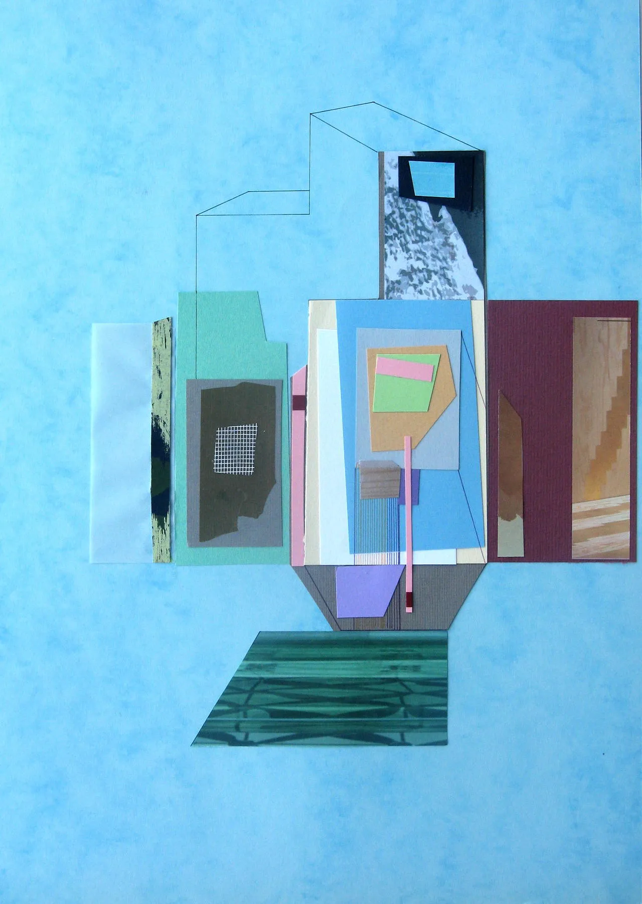 Heavy drawing #7, Ana Pais Oliveira, 2016, Mixed media on card