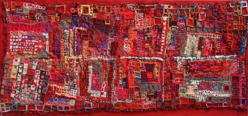 Untitled (280-12), Isabel Torres, 2024, Mixed media on canvas