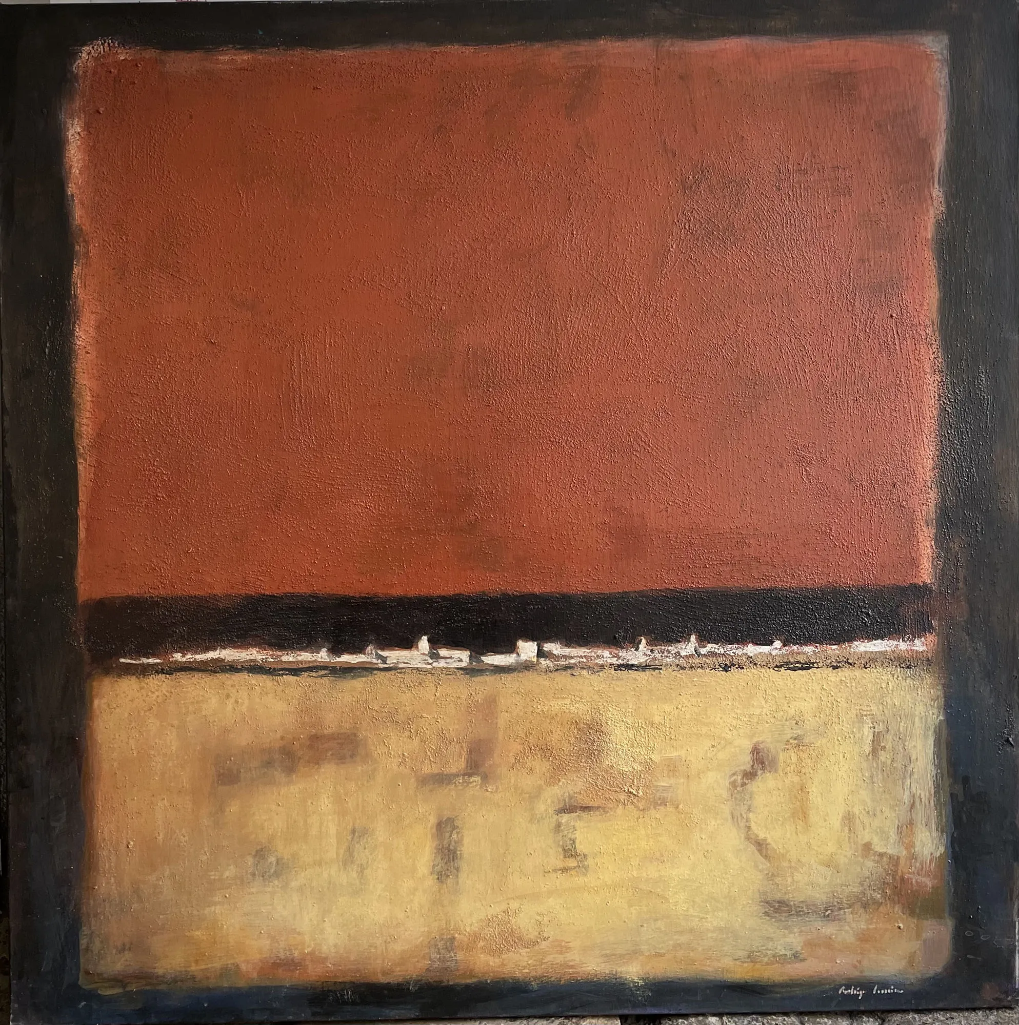 Une saison en orient, Rodrigo Ferreira, 2020, Acrylic on canvas