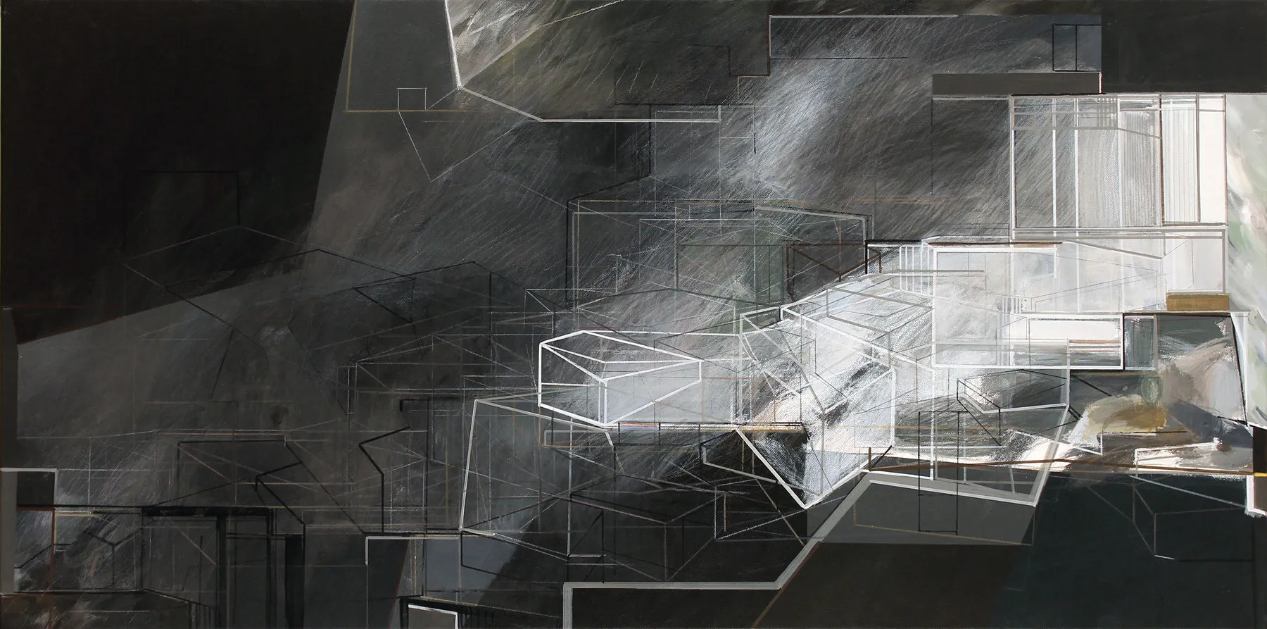 Wheatfield without Crows, Susana Chasse, 2024, Mixed media on canvas