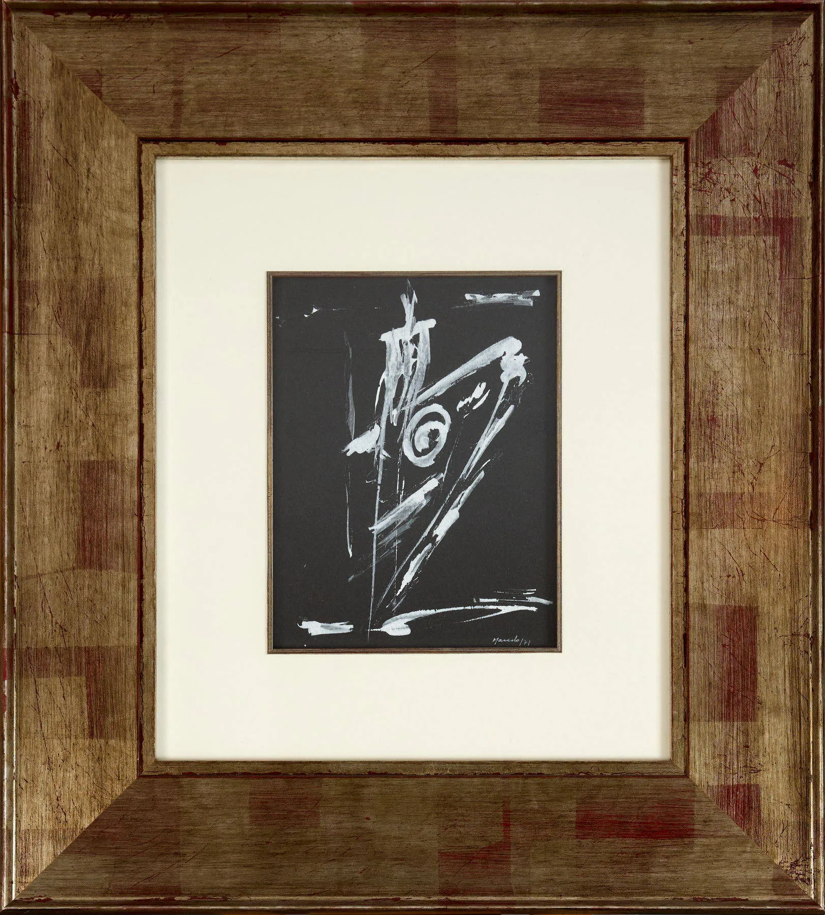 D. Quixote, Moita Macedo, 1971, Acrylic on cardboard