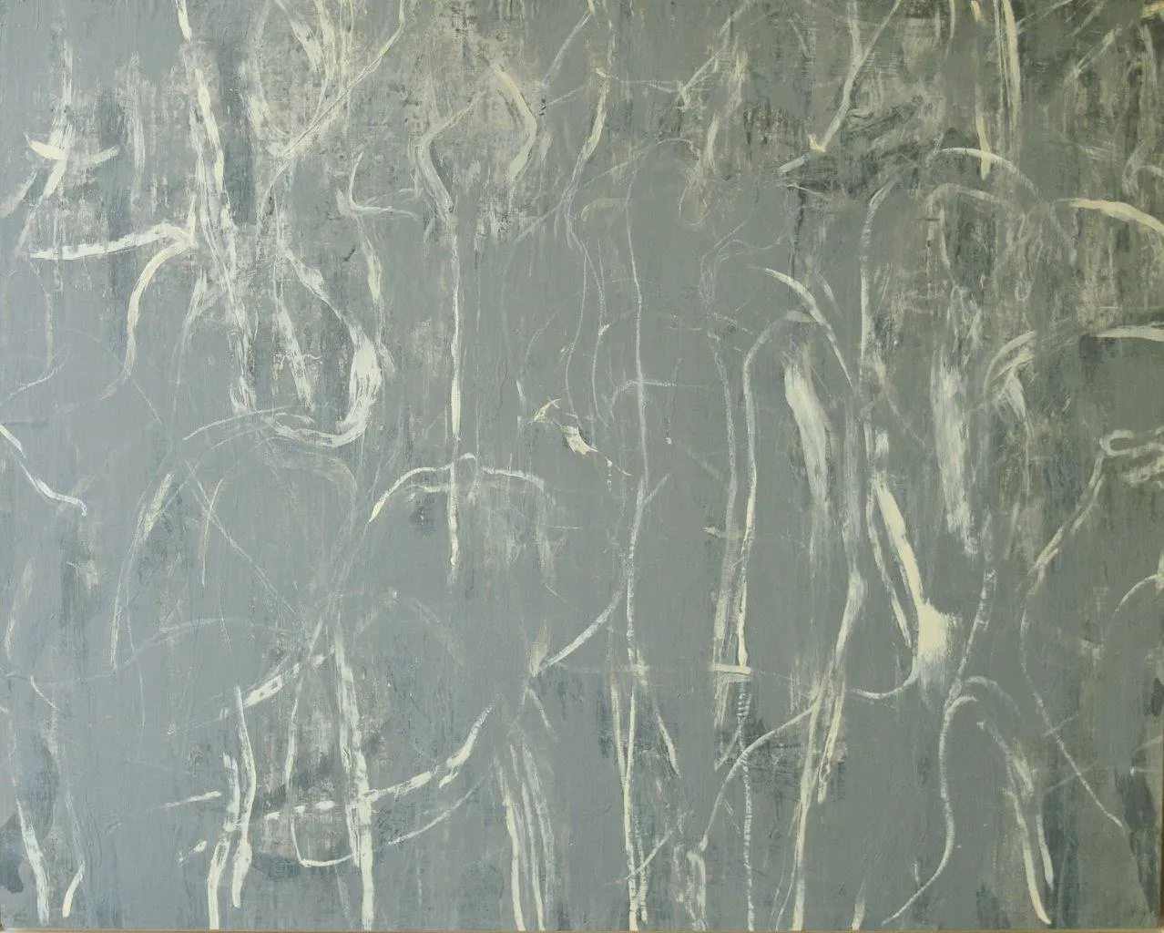 Arums, Jean Pierre Porcher, 2014, Painting on paper on aluminium