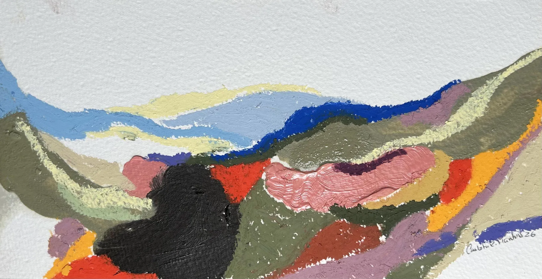 Untitled (293-36), Carlota Roque Martins, 2026, Mixed media on paper