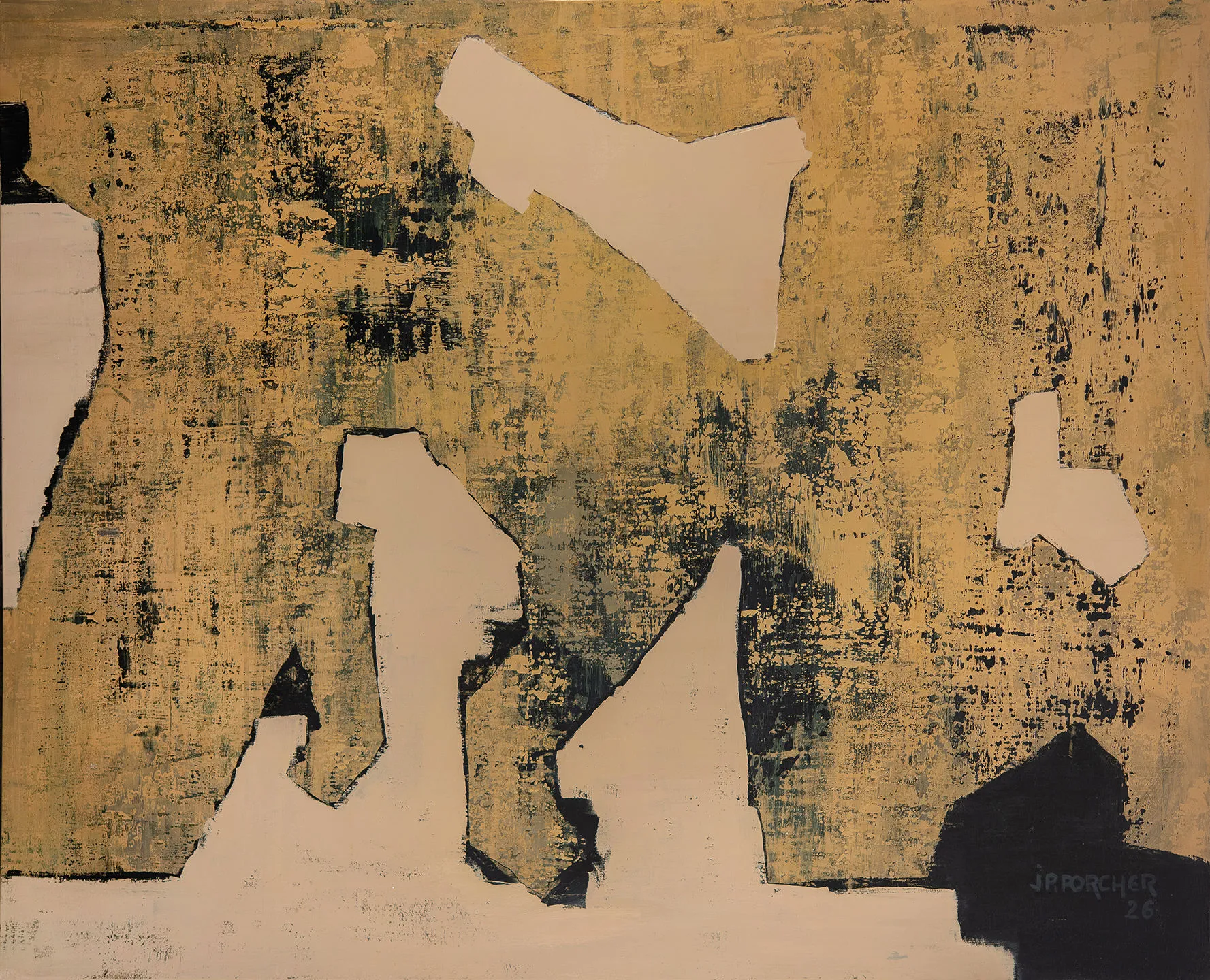 Série 2: Échange, Jean Pierre Porcher, 2026, Acrylic on canvas