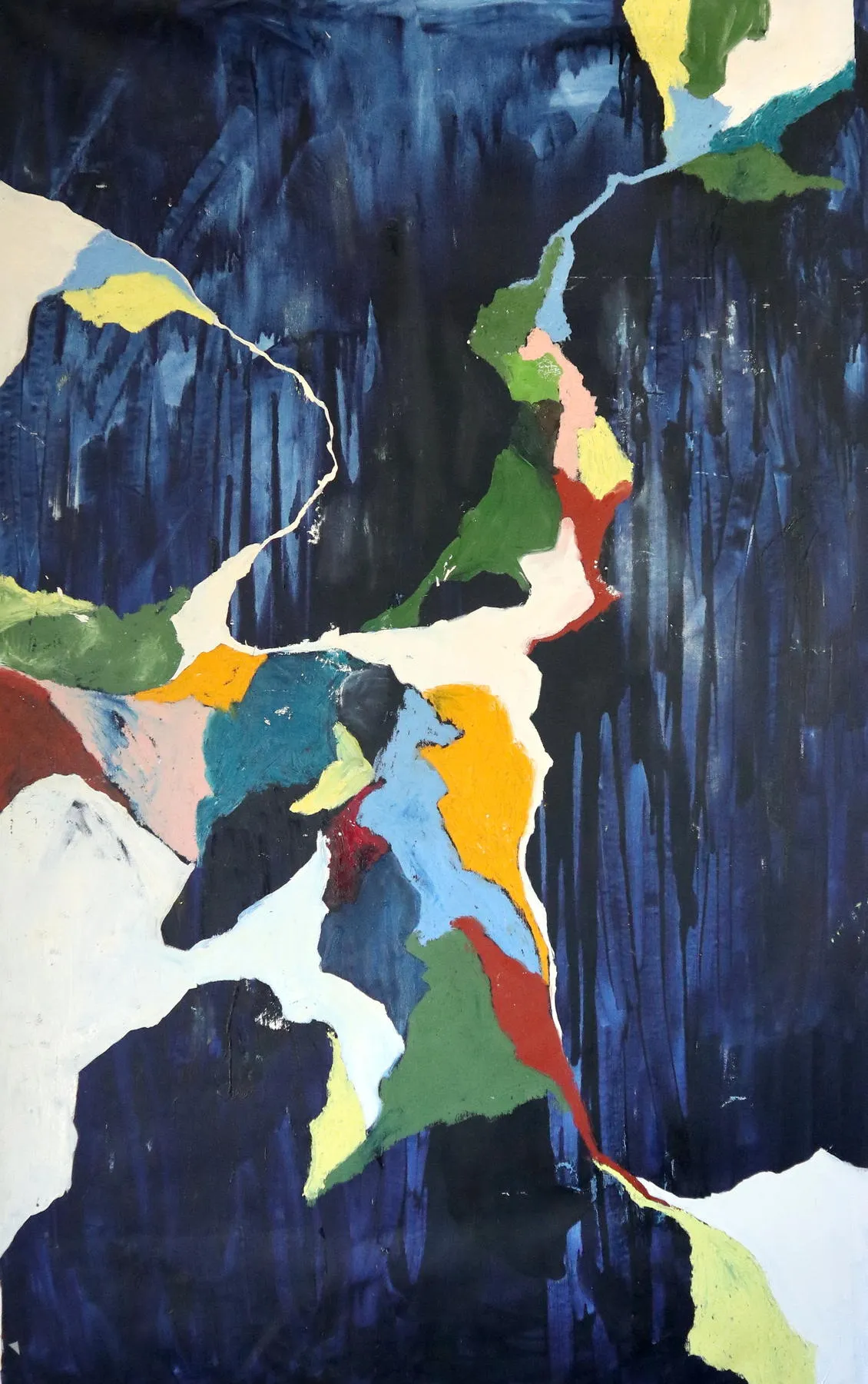 Untitled - série Mapas 25, Carlota Roque Martins, 2020, Oil on canvas