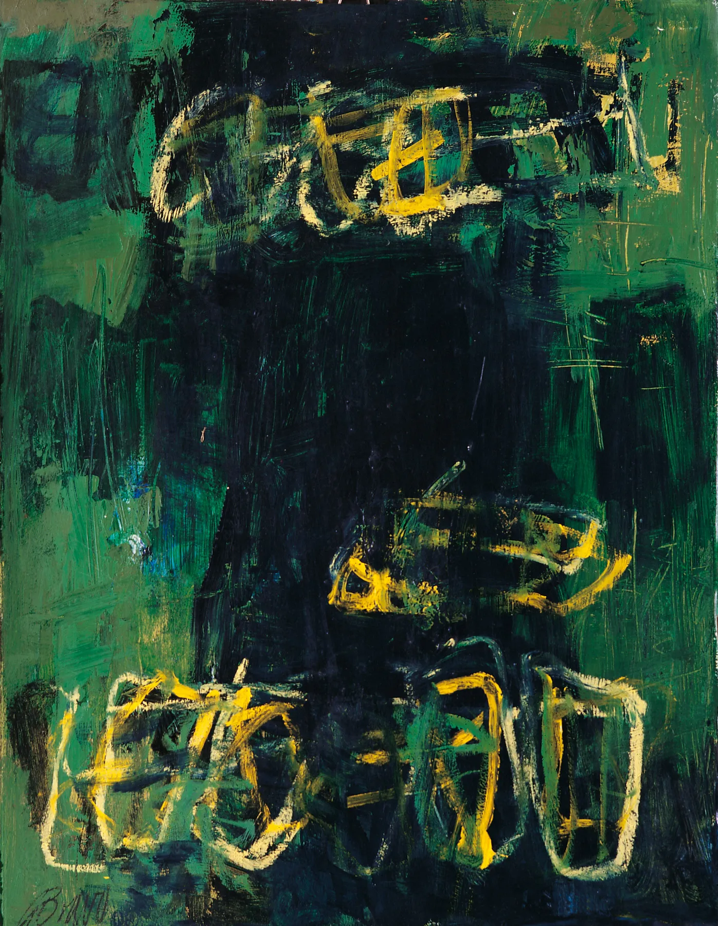 Untitled, González Bravo, 2006, Oil on cardboard