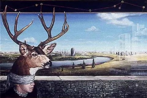 The Graft, Margarida Kendall, 2001, Oil on canvas