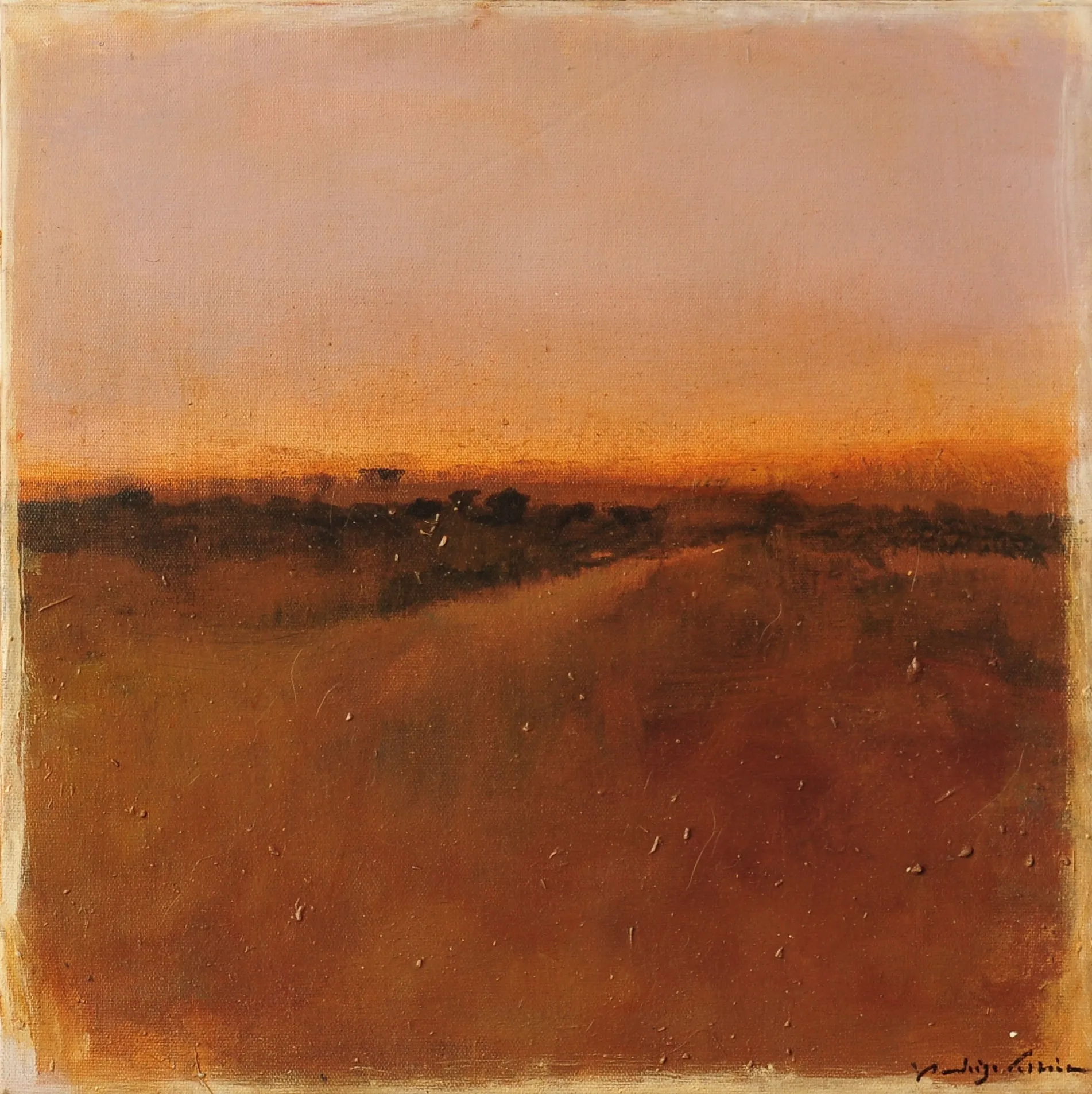La Route, Rodrigo Ferreira, 2014, Oil on canvas