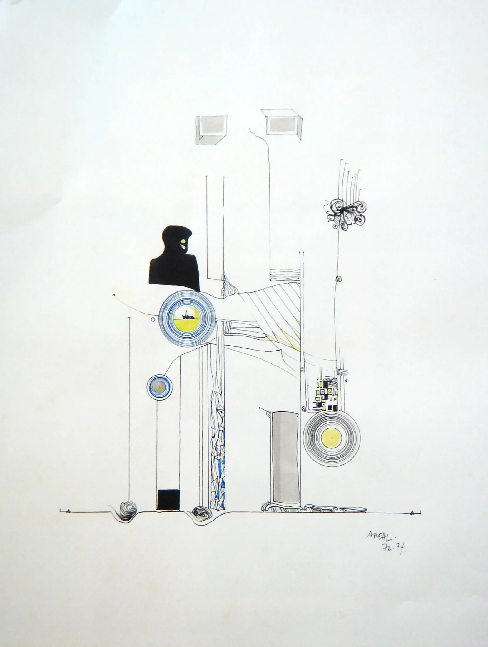 Untitled, António Areal, Drawing on paper