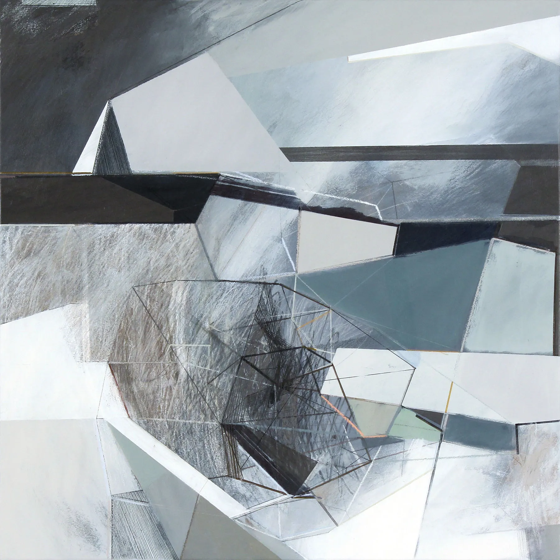 Emptiness IX, Susana Chasse, 2016, Mixed media on MDF