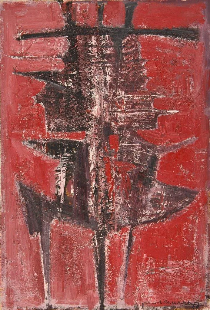 Untitled (173-128), António Charrua, 1960, Oil on paper