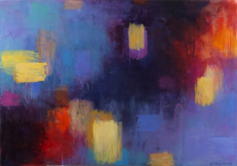 A.P.25-686, Branislav Mihajlović, 2025, Oil on canvas