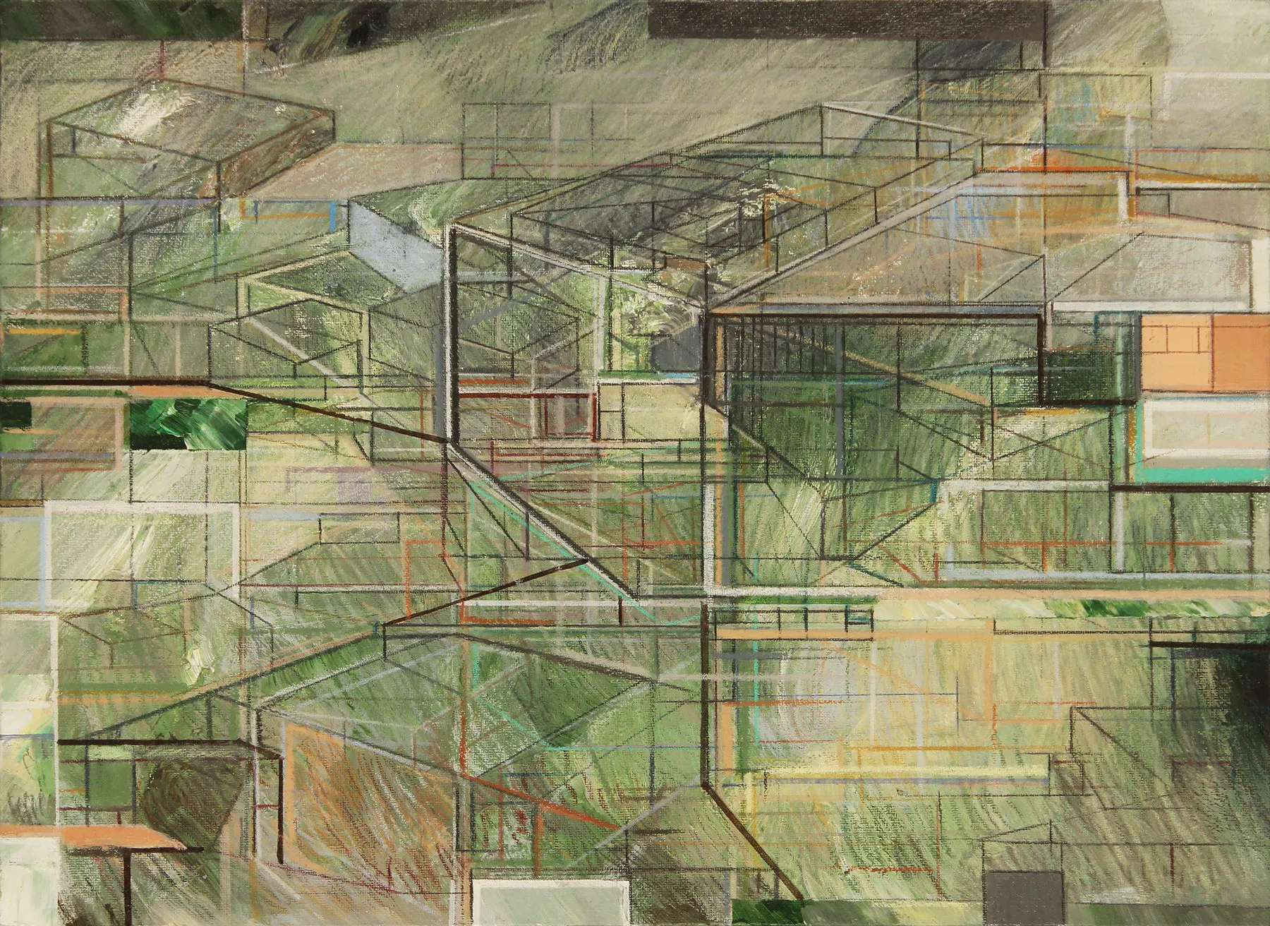 (de) Code #11, Susana Chasse, 2022, Mixed media on canvas