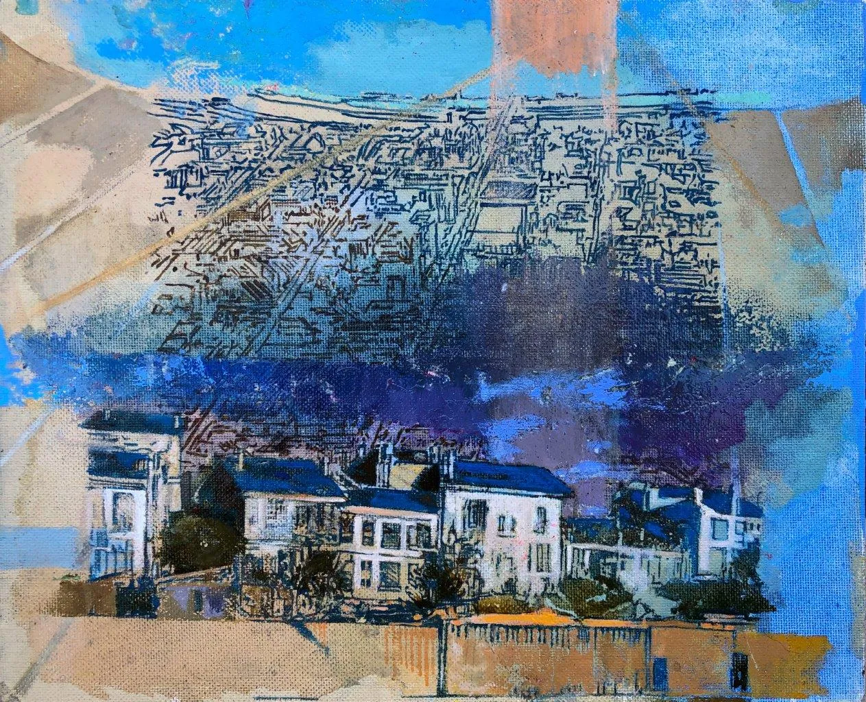 Untitled (223-17), João Cristóvão, 2020, Oil on canvas