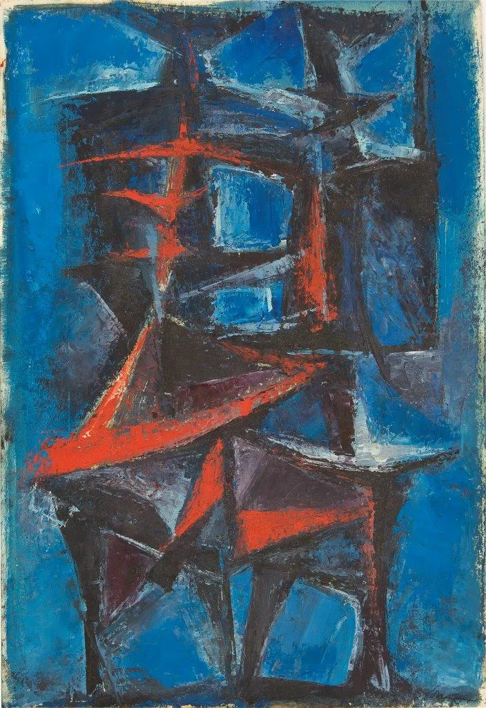 Untitled (173-107), António Charrua, Oil on paper