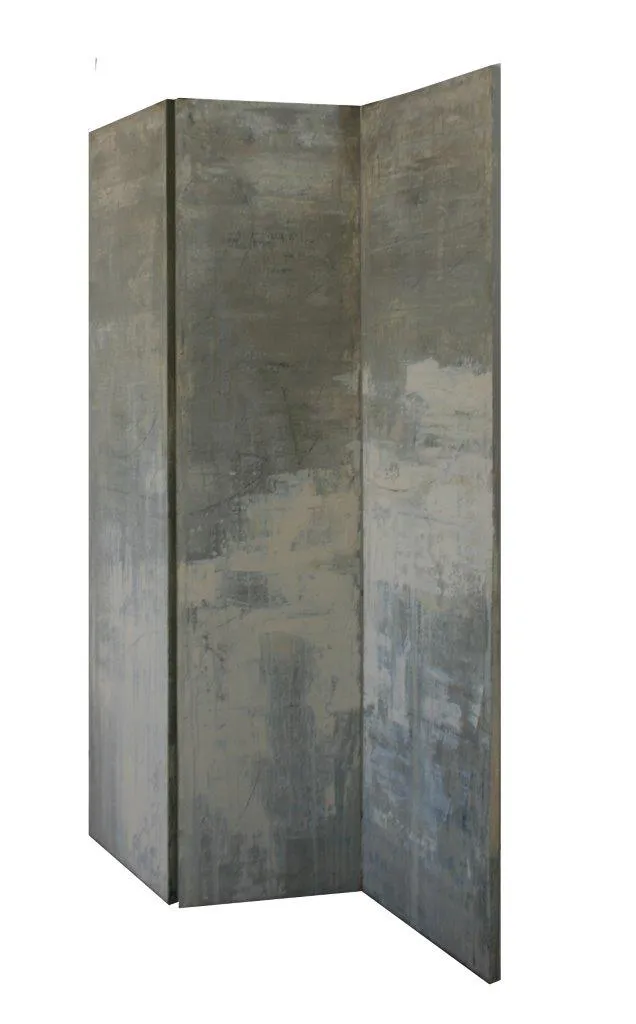 Paysage au Japon, Jean Pierre Porcher, 2012, Folding screen (painting on canvas)