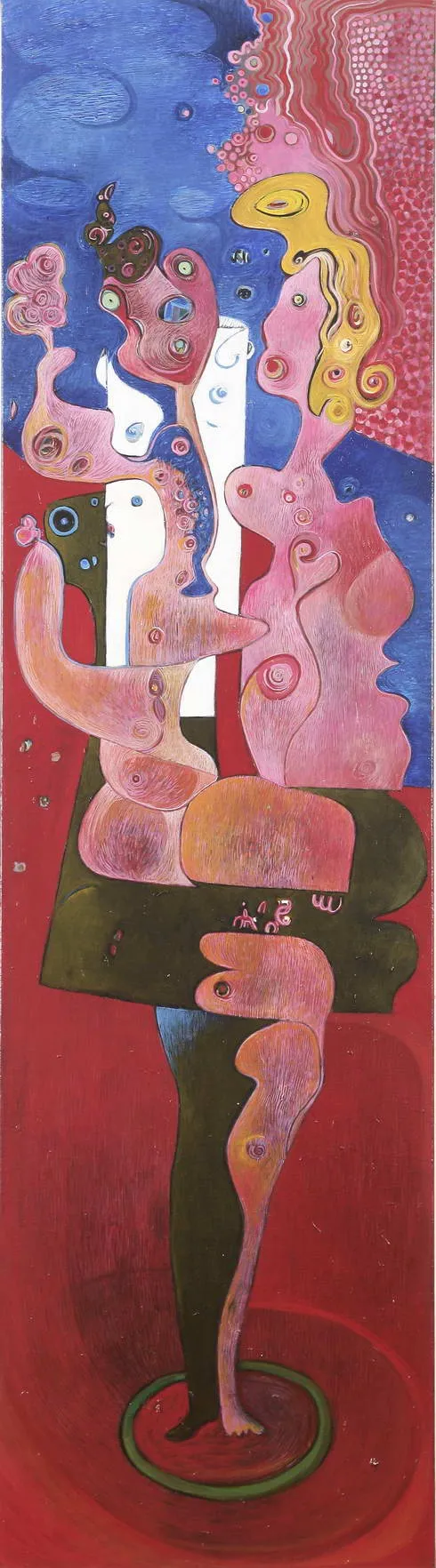 Em ondas sucessivas, Ana Maria, 2008, Oil on canvas
