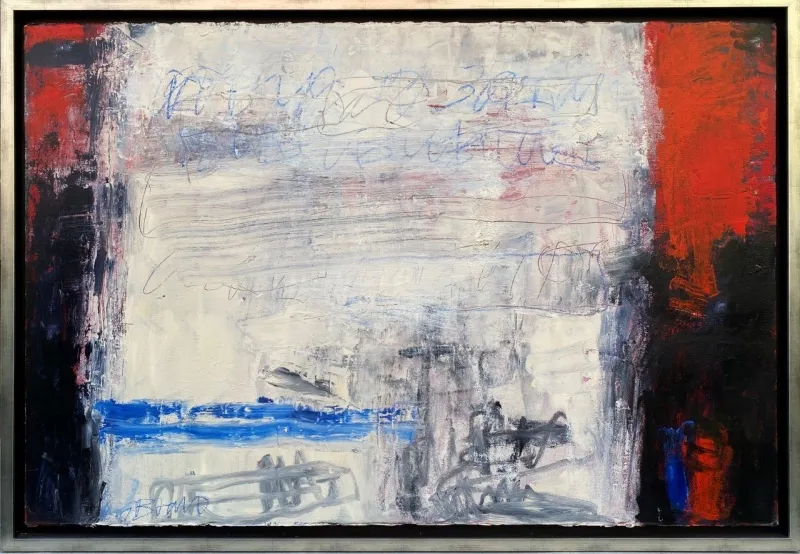 Untitled, González Bravo, 2018, Oil on cardboard mounted on wood