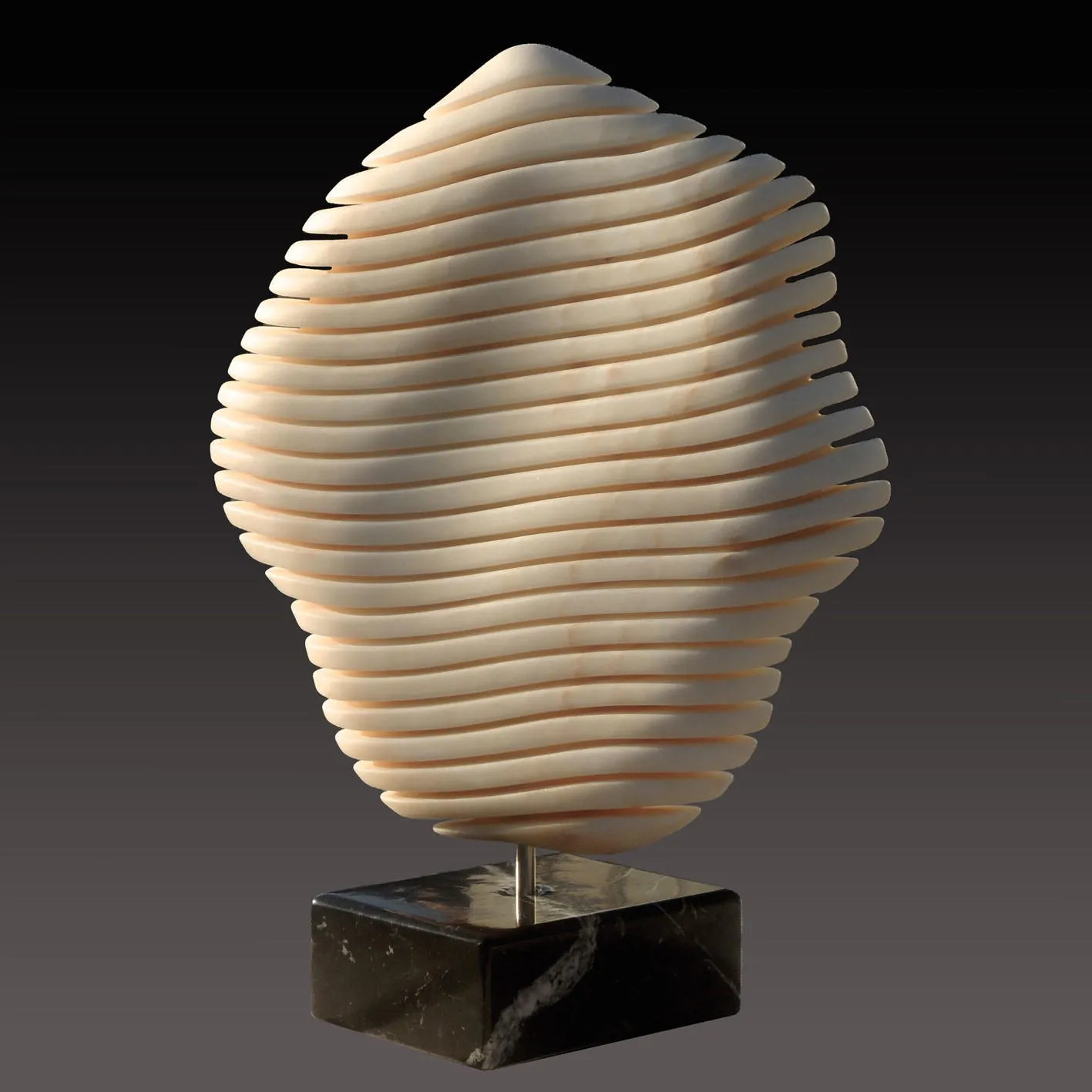 Suncloud, Jean-Frédéric Bourdier, 2017, Marble sculpture