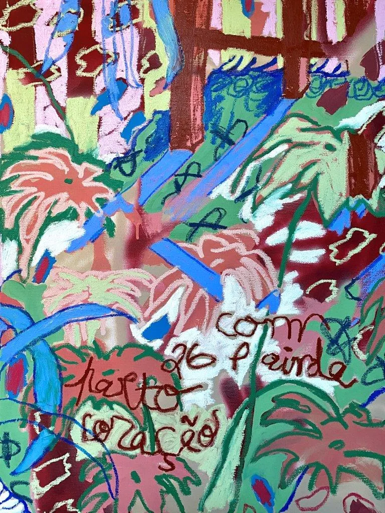 Ainda Aqui, Ana Malta, 2023, Mixed media on canvas