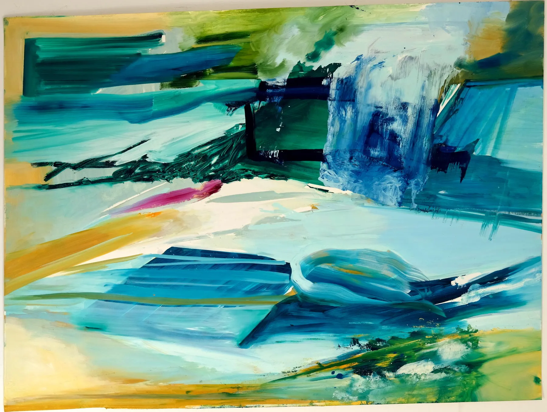 Desenho de cor, Ana Sério, 2019, Oil on paper