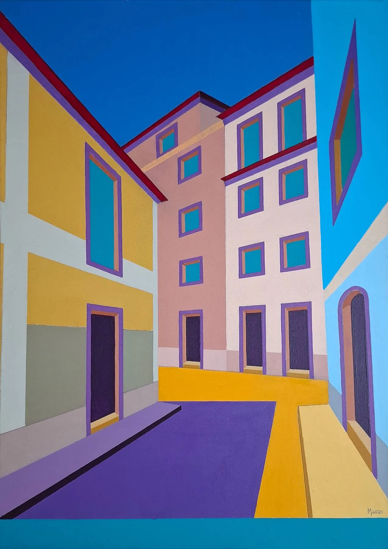 Alfama VI, MAN, 2025, Acrylic on canvas