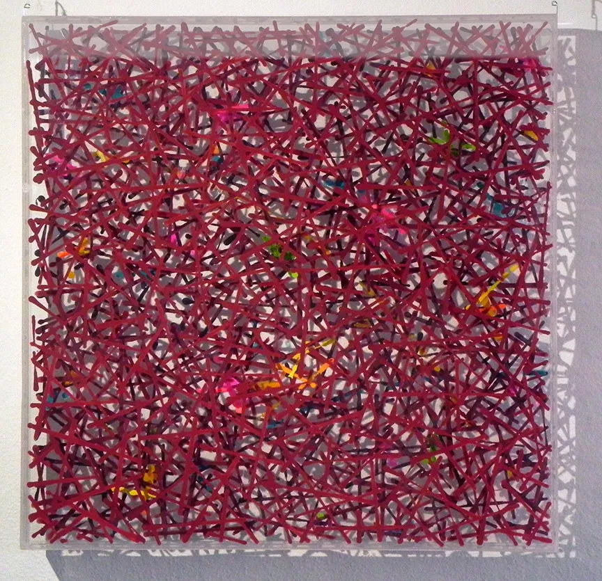 Pequeno Poema #2, Yury Darash, 2024, Painting on acrylic glass