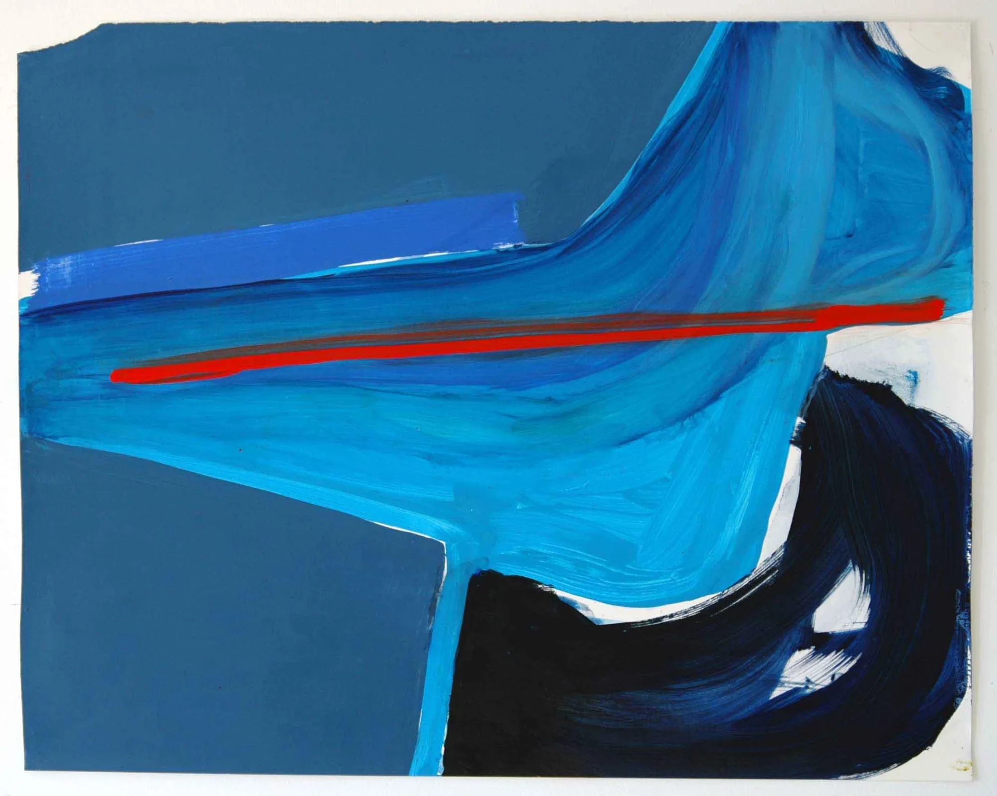 Corte, Ana Sério, 2012, Oil on paper