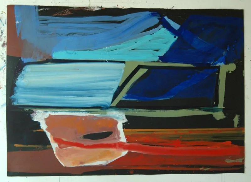Hipótese de Tlön III, Ana Sério, 2012, Oil on paper