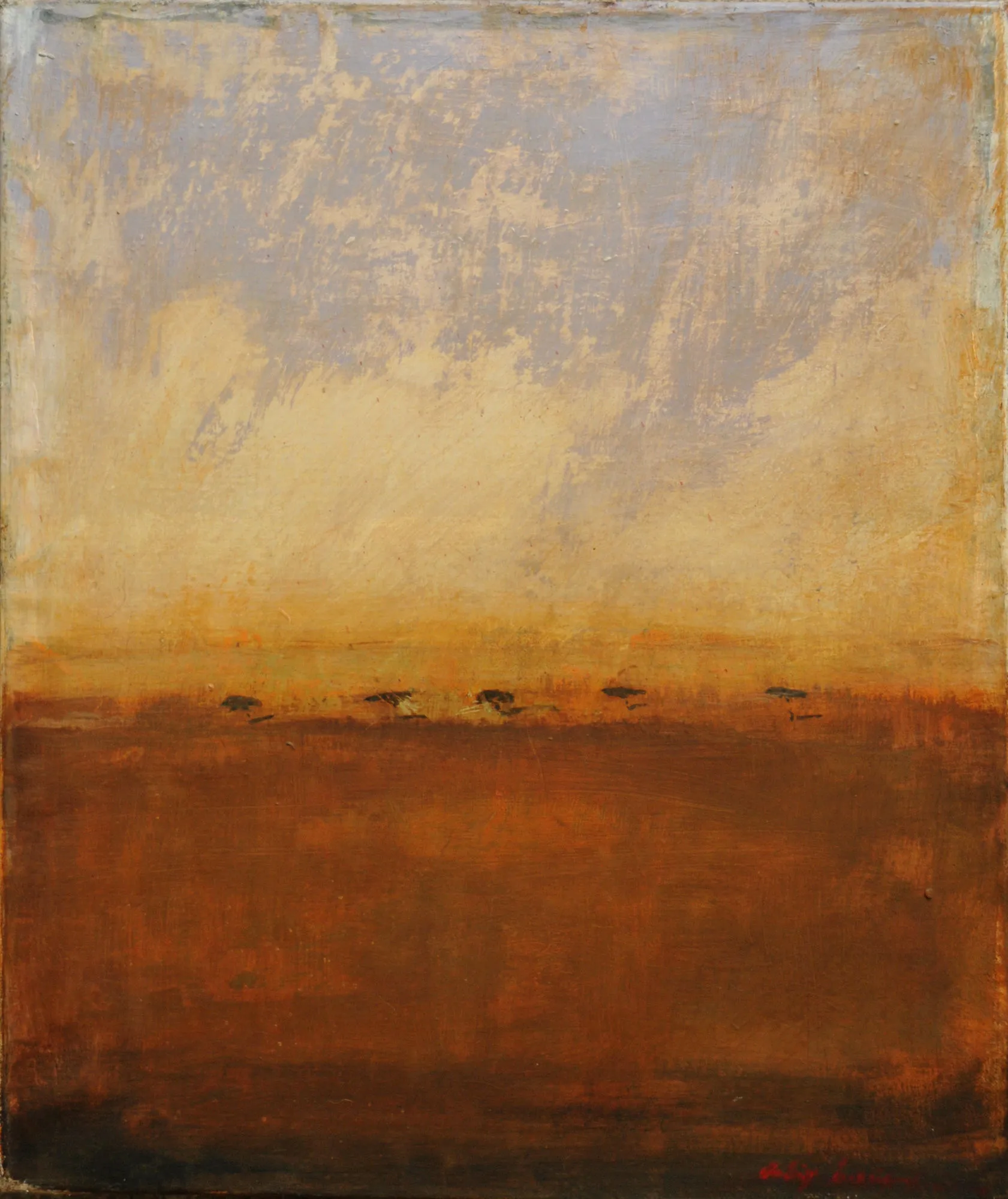 Alentejo poente, Rodrigo Ferreira, 2011, Oil on canvas