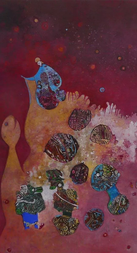 São Roque de Tellus, Ana Maria, 2022, Oil on canvas