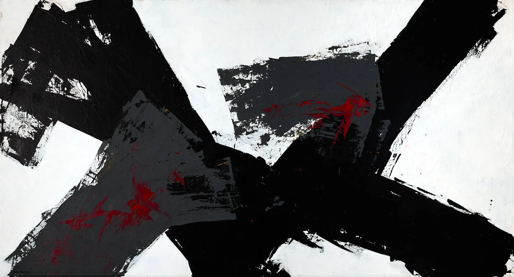Untitled (292-23), Nuno Santiago, 2025, Mixed media on canvas