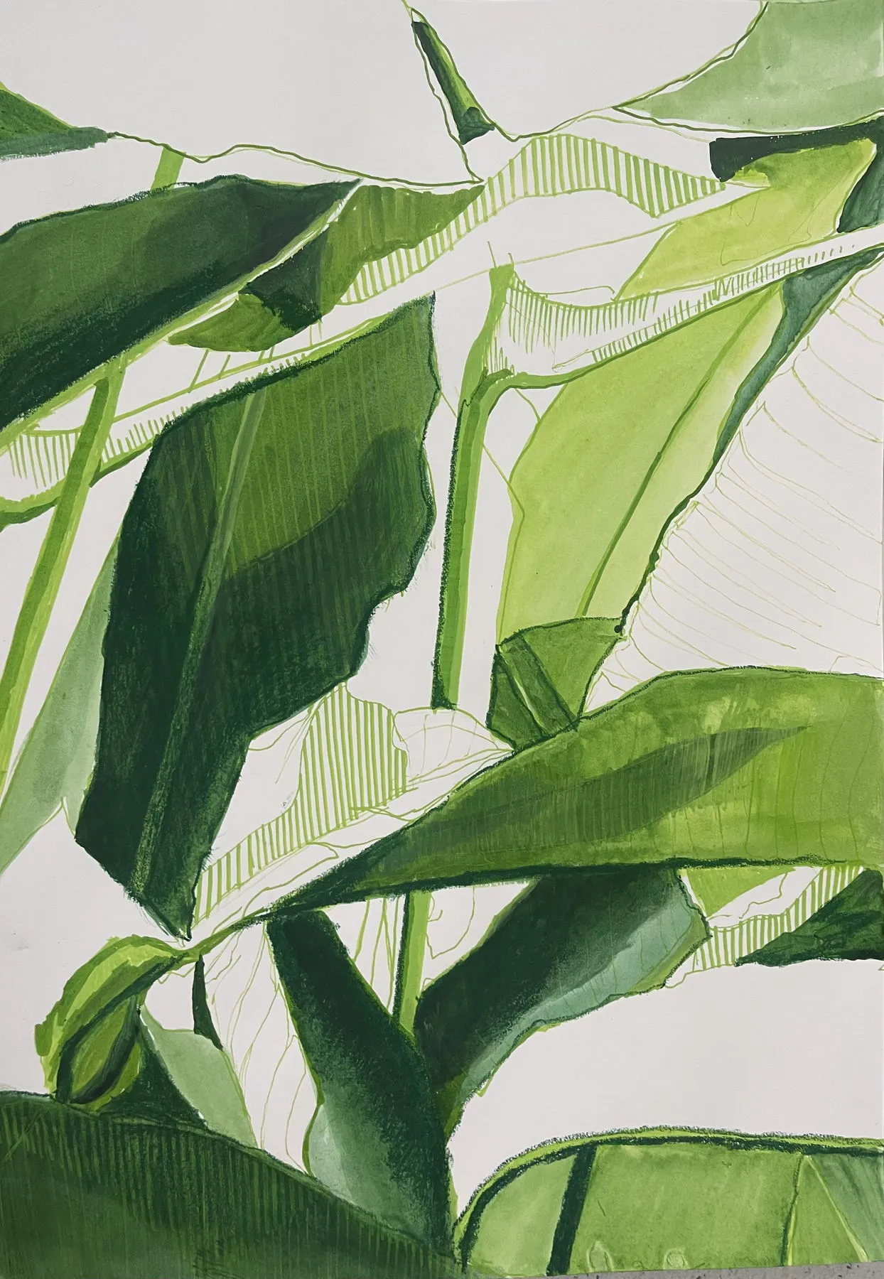 Untitled (261-23), Stefanie Pullin, 2022, Mixed media on paper