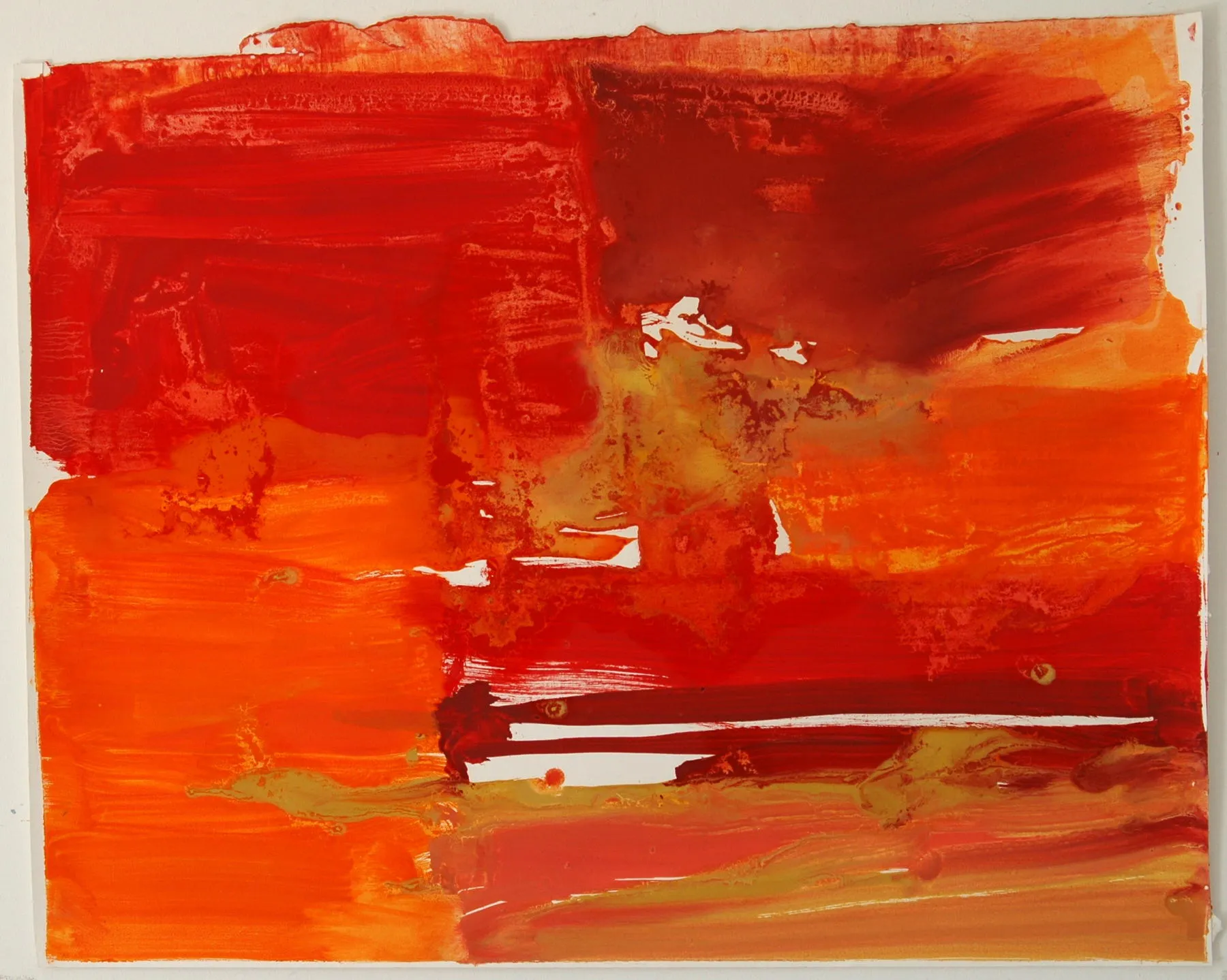 After-glow, Ana Sério, 2012, Oil on paper