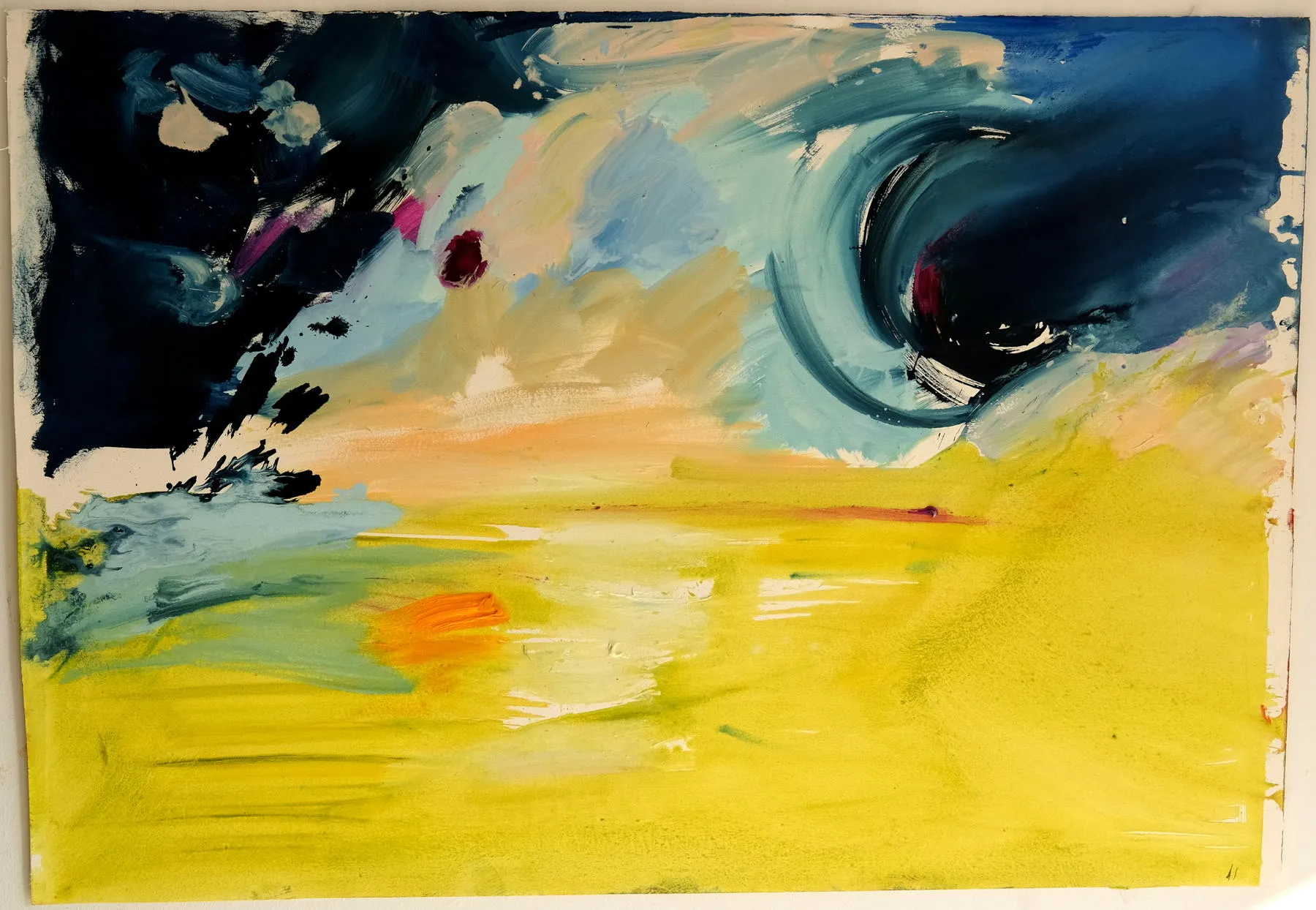Grão de Areia, Ana Sério, 2019, Oil on paper