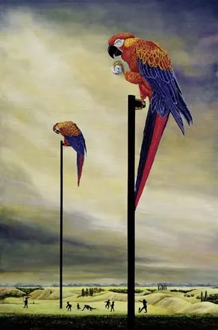 The Procession, Margarida Kendall, 2007, Oil on canvas