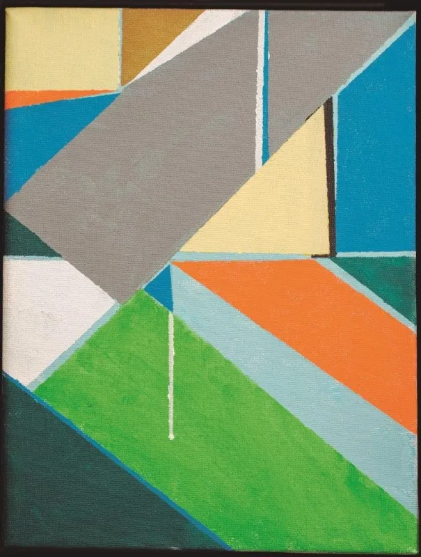 Architectures series, António Cardoso, 2008, Acrylic on canvas