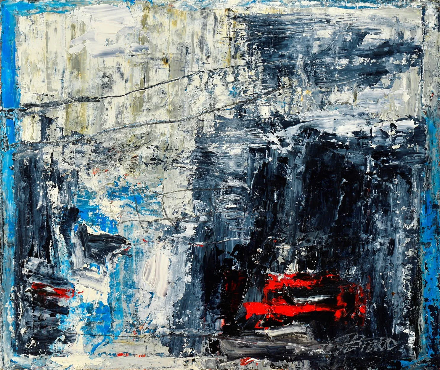 Untitled (162-19), González Bravo, 2015, Oil on canvas