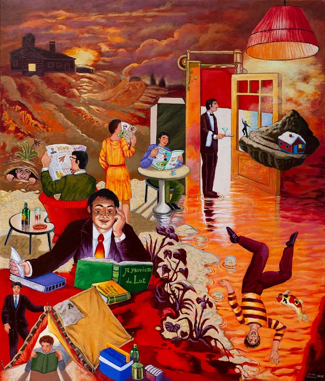 A propósito da luz, Carlos Carreiro, 2026, Acrylic on canvas