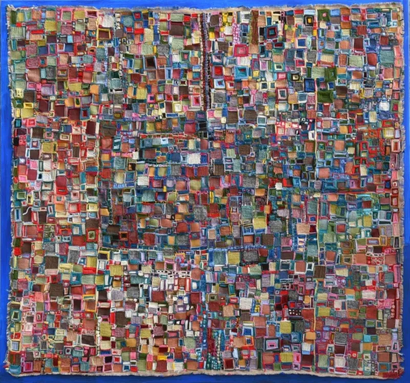 Untitled (280-01), Isabel Torres, 2024, Mixed media on canvas