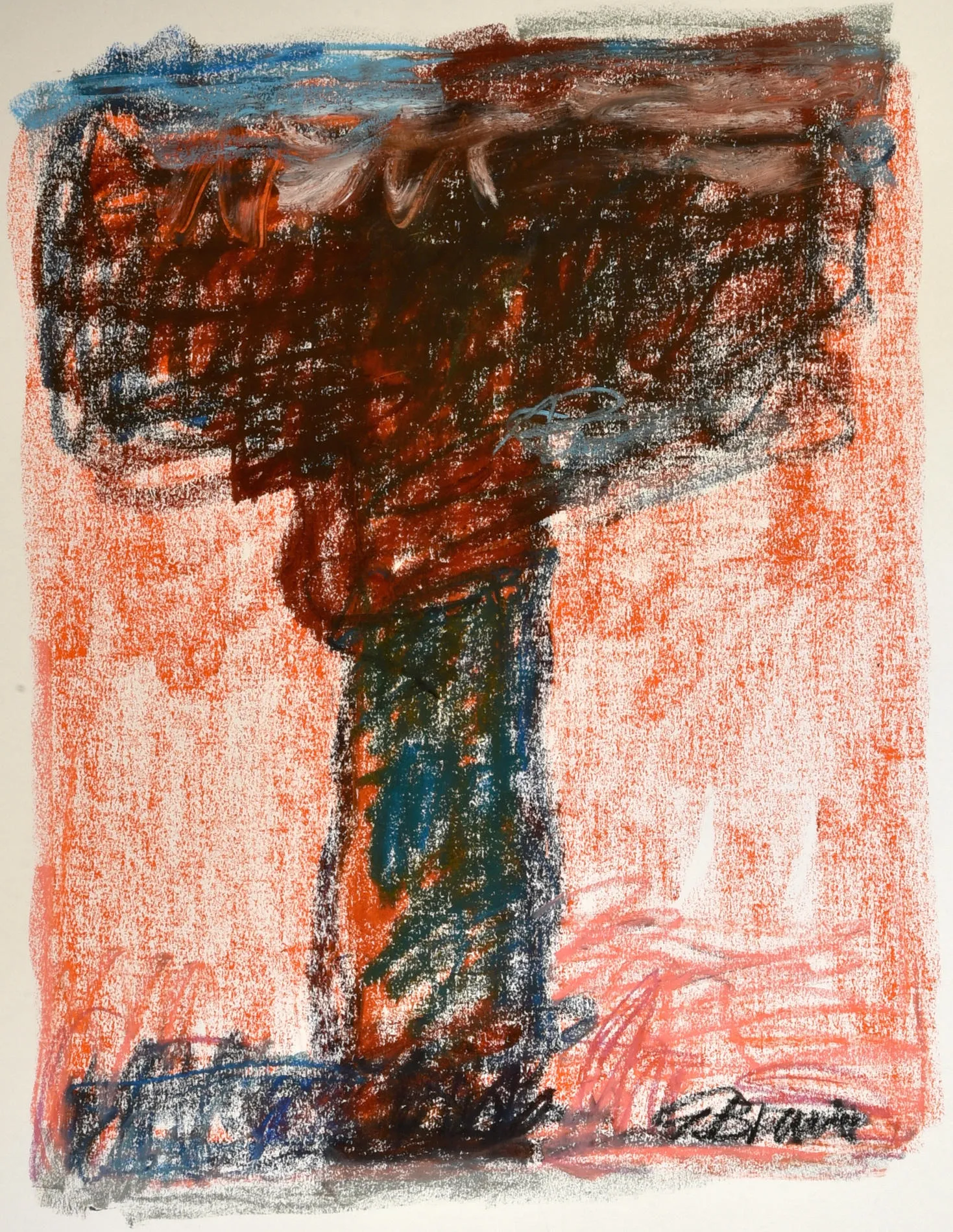 Untitled (Pastel 6), González Bravo, 2021, Pastel on paper