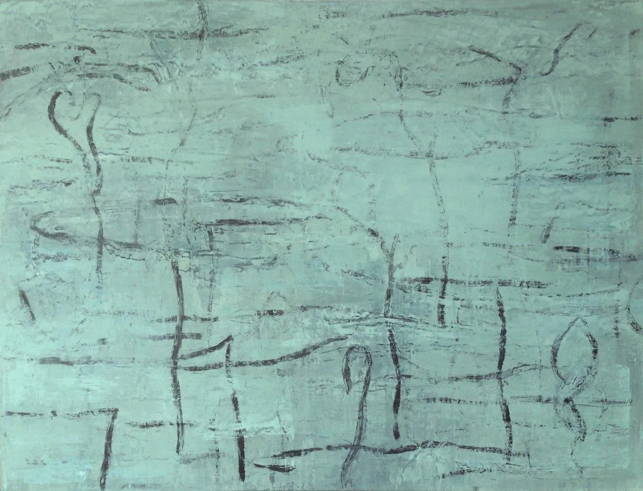Nymphea, Jean Pierre Porcher, 2015, Acrylic on paper on aluminium