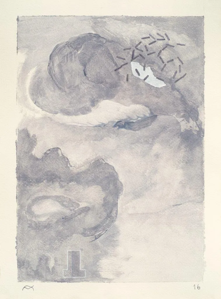 Untitled (270-17), Fala Mariam, 2016, Acrylic on paper