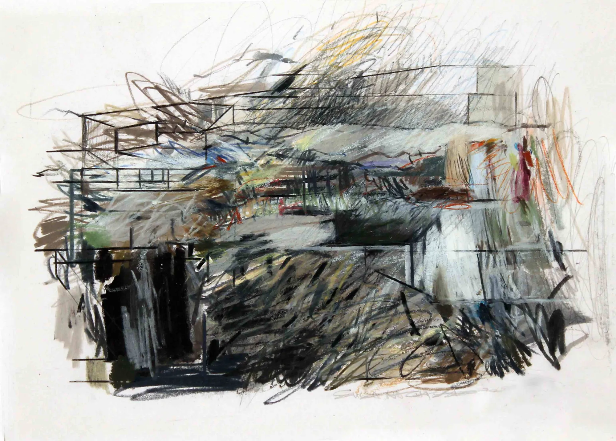 ISNESS #5A, Susana Chasse, 2024, Mixed media on paper