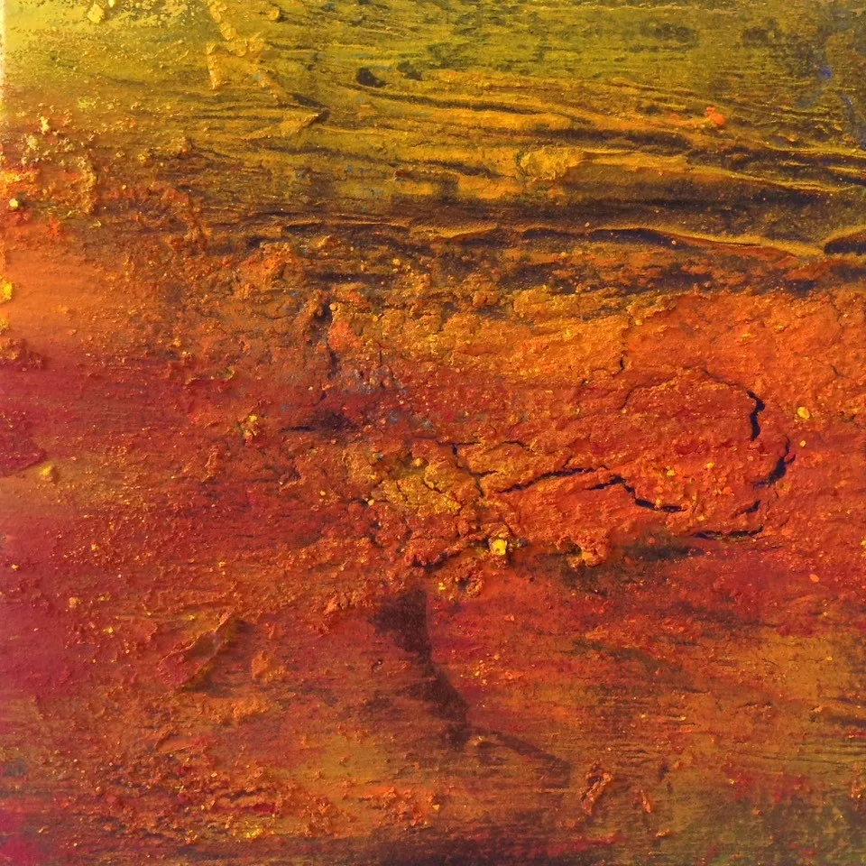 Movimientos Telúricos, Alberto Reguera, 2018, Mixed media on canvas