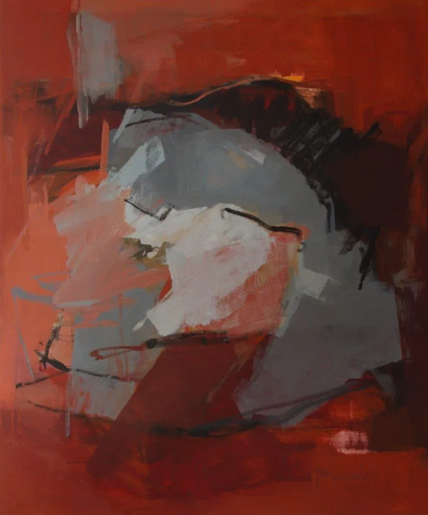 Memória de África, Benvindo de Carvalho, 2019, Acrylic on canvas